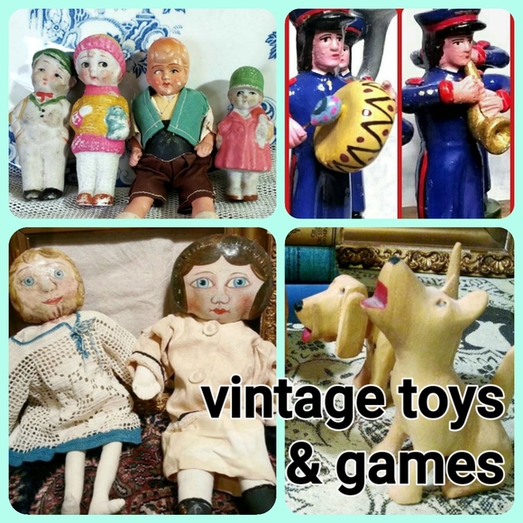 Vintage and Antique Games and Toys